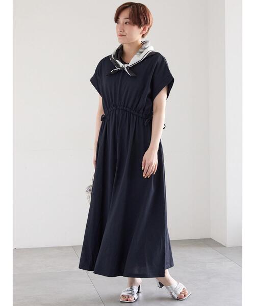 Te chichi(テチチ)の「【多機能】ドロストカットワンピース(ワンピース・レディース・グリーン/ネイビー/チャコールグレー・F)」の19枚目の写真