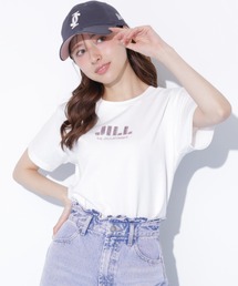 スパンコールロゴ刺繍Ｔシャツ