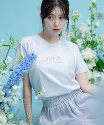 JILL by JILL STUART | スパンコールロゴ刺繍Tシャツ(Tシャツ/カットソー)
