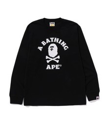 A BATHING APE PIRATE（ア ベイシング エイプ パイレーツ）の「APE CROSSBONE COLLEGE LS TEE（Tシャツ/カットソー）」