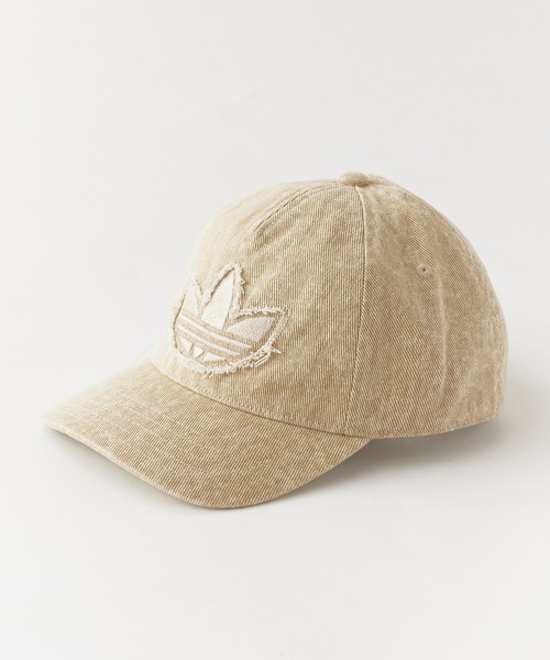 adidas(アディダス)の「adidas/アディダス HERI WASHED DEUNIM CAP デニム キャップ ブランドロゴ 2026年 夏 夏服(キャップ・レディース・ベージュ/ブラック・M/L)」の13枚目の写真