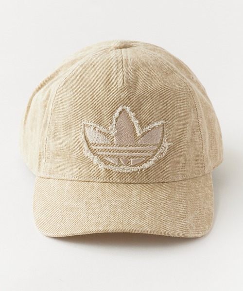 adidas(アディダス)の「adidas/アディダス HERI WASHED DEUNIM CAP デニム キャップ ブランドロゴ 2026年 夏 夏服(キャップ・レディース・ベージュ/ブラック・M/L)」の19枚目の写真