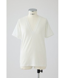 Smooth texture v-neck tee(スムース テクスチャー ブイネック ティー)