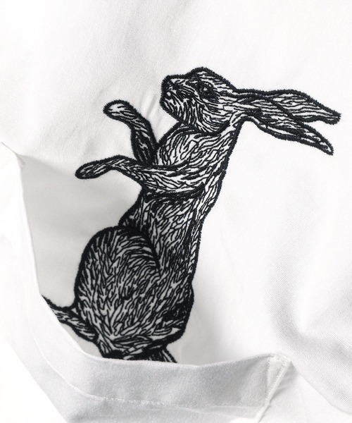 Paul Smith(ポールスミス)の「"Rabbit Pocket" 半袖シャツ / 263305 857Z(シャツ/ブラウス・メンズ・ホワイト・X-LARGE/LARGE/MEDIUM/SMALL)」の5枚目の写真