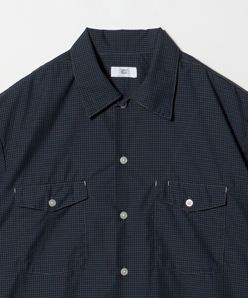 SMITH'S AMERICAN(スミスアメリカン)の「【別注】<SMITH’S AMERICAN>チェック柄 半袖 シャツ(シャツ/ブラウス・メンズ・グレー系/ネイビー・M/L)」の12枚目の写真