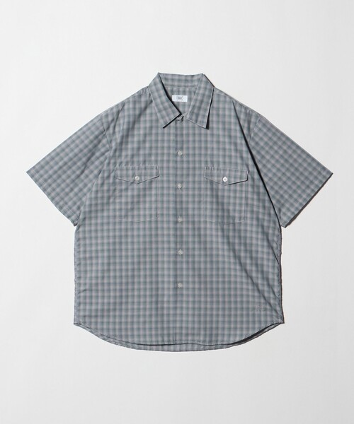 SMITH'S AMERICAN(スミスアメリカン)の「【別注】<SMITH’S AMERICAN>チェック柄 半袖 シャツ(シャツ/ブラウス・メンズ・グレー系/ネイビー・M/L)」の15枚目の写真