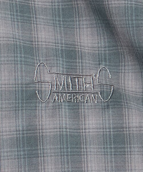 SMITH'S AMERICAN(スミスアメリカン)の「【別注】<SMITH’S AMERICAN>チェック柄 半袖 シャツ(シャツ/ブラウス・メンズ・グレー系/ネイビー・M/L)」の20枚目の写真
