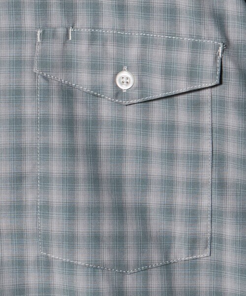 SMITH'S AMERICAN(スミスアメリカン)の「【別注】<SMITH’S AMERICAN>チェック柄 半袖 シャツ(シャツ/ブラウス・メンズ・グレー系/ネイビー・M/L)」の21枚目の写真