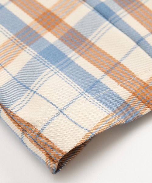 LA POMME petit(ラポミ・プチ)の「Vintage Tartan Blazer Skirt Set Up(セットアップ・レディース・ベージュ・SMALL/MEDIUM)」の10枚目の写真