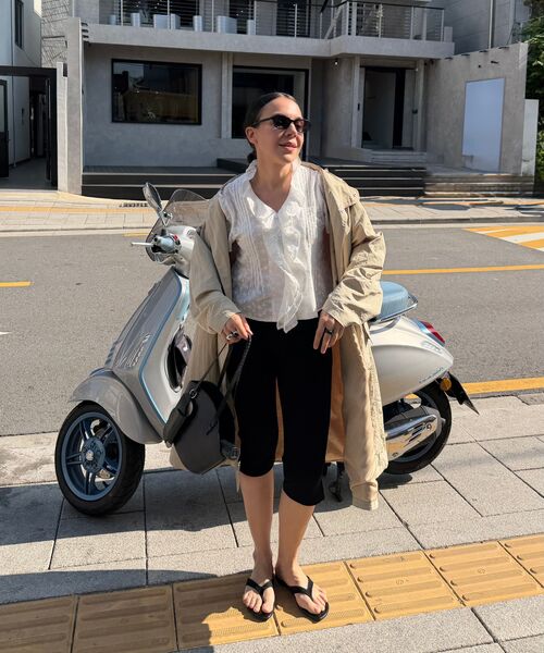 MORVE13（モルブ13）の「エッテラッフルブラウス（シャツ/ブラウス・レディース・ホワイト・FREE）」の6枚目の写真