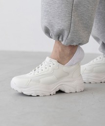 ハンズフリー 厚底 ボリュームソール スニーカー