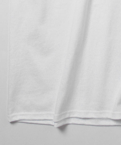 BEAMS T(ビームスティー)の「FRANK / F. チャンピオン ボディ Tシャツ(Tシャツ/カットソー・メンズ・ホワイト/ネイビー・MEDIUM/SMALL/LARGE)」の10枚目の写真