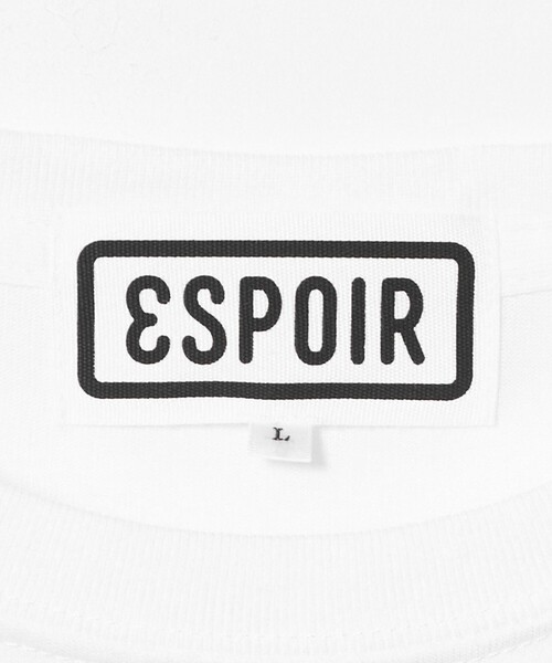 ESPOIR（エスポワール）の「＜ESPOIR＞LIVE & LET LIVE Tシャツ（Tシャツ/カットソー・メンズ・ホワイト・XL/L/M）」の5枚目の写真