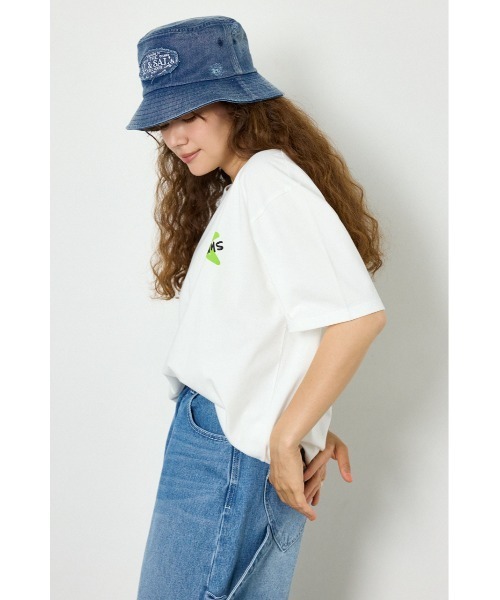 RODEO CROWNS WIDE BOWL(ロデオクラウンズワイドボウル)の「Cool Graffiti Logo Tシャツ(Tシャツ/カットソー・レディース・オフホワイト/ライム/ライトピンク/ブラック・FREE)」の6枚目の写真