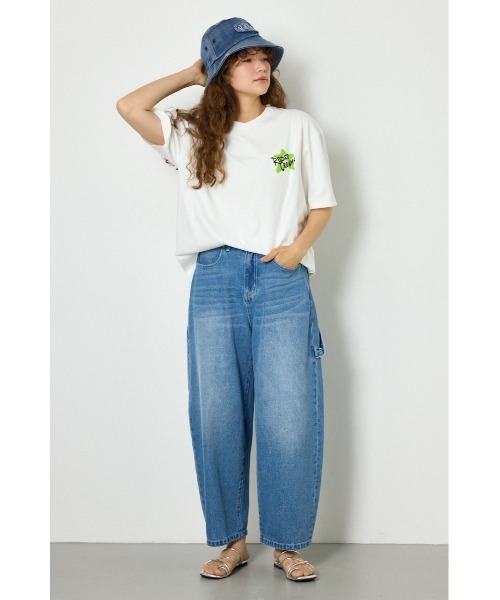 RODEO CROWNS WIDE BOWL(ロデオクラウンズワイドボウル)の「Cool Graffiti Logo Tシャツ(Tシャツ/カットソー・レディース・オフホワイト/ライム/ライトピンク/ブラック・FREE)」の8枚目の写真
