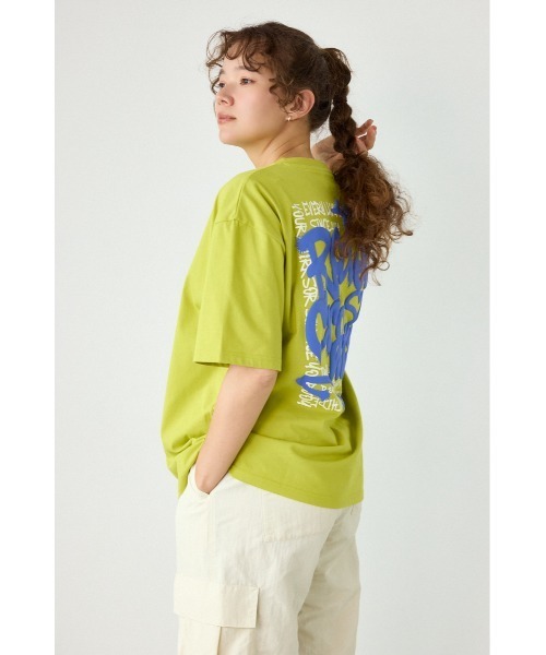 RODEO CROWNS WIDE BOWL(ロデオクラウンズワイドボウル)の「Cool Graffiti Logo Tシャツ(Tシャツ/カットソー・レディース・オフホワイト/ライム/ライトピンク/ブラック・FREE)」の10枚目の写真