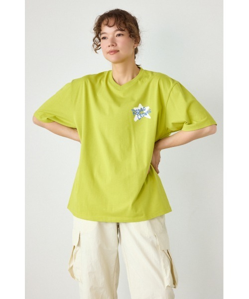 RODEO CROWNS WIDE BOWL(ロデオクラウンズワイドボウル)の「Cool Graffiti Logo Tシャツ(Tシャツ/カットソー・レディース・オフホワイト/ライム/ライトピンク/ブラック・FREE)」の11枚目の写真
