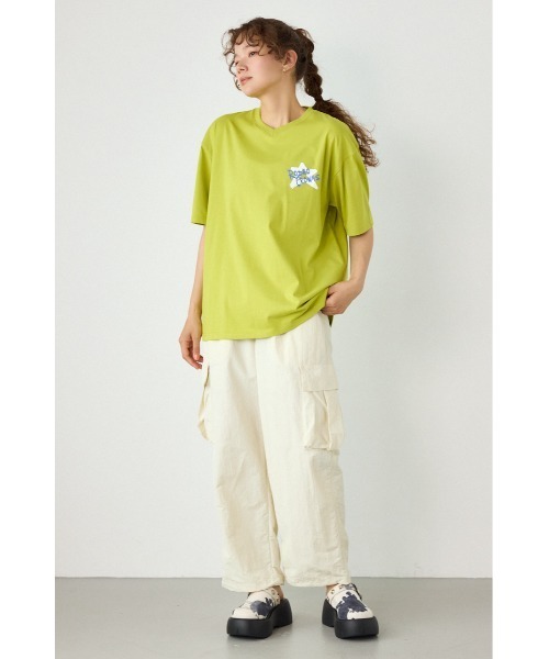 RODEO CROWNS WIDE BOWL(ロデオクラウンズワイドボウル)の「Cool Graffiti Logo Tシャツ(Tシャツ/カットソー・レディース・オフホワイト/ライム/ライトピンク/ブラック・FREE)」の12枚目の写真