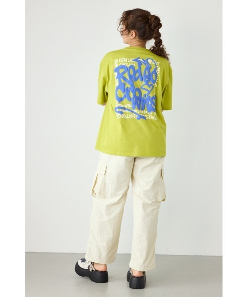 RODEO CROWNS WIDE BOWL(ロデオクラウンズワイドボウル)の「Cool Graffiti Logo Tシャツ(Tシャツ/カットソー・レディース・オフホワイト/ライム/ライトピンク/ブラック・FREE)」の13枚目の写真