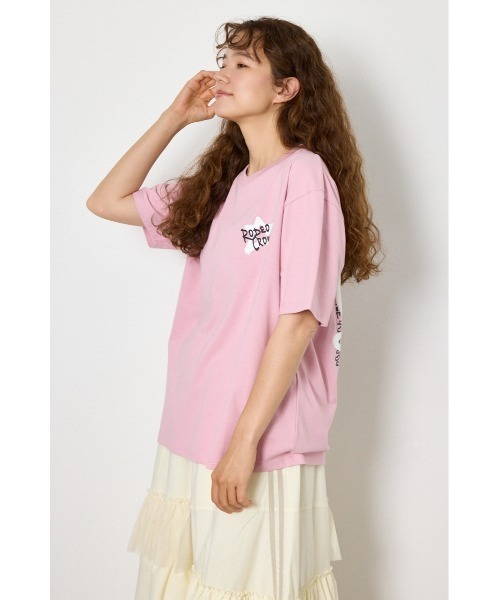RODEO CROWNS WIDE BOWL(ロデオクラウンズワイドボウル)の「Cool Graffiti Logo Tシャツ(Tシャツ/カットソー・レディース・オフホワイト/ライム/ライトピンク/ブラック・FREE)」の14枚目の写真
