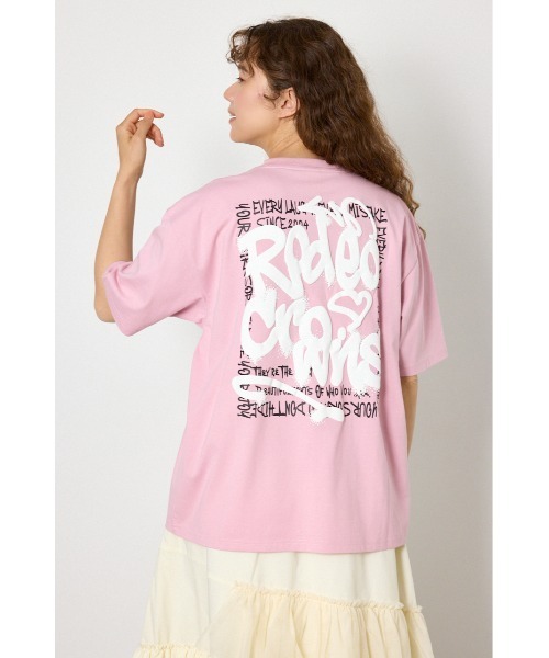 RODEO CROWNS WIDE BOWL(ロデオクラウンズワイドボウル)の「Cool Graffiti Logo Tシャツ(Tシャツ/カットソー・レディース・オフホワイト/ライム/ライトピンク/ブラック・FREE)」の15枚目の写真