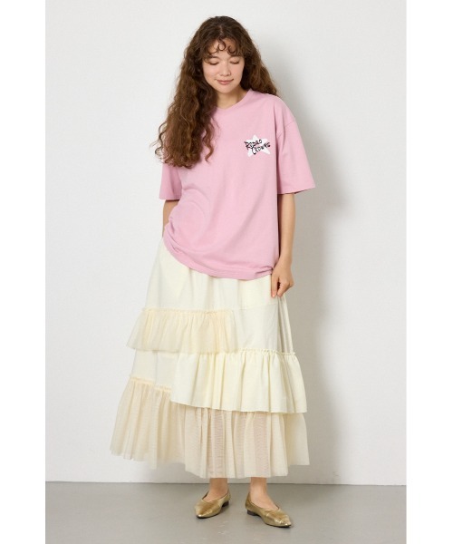 RODEO CROWNS WIDE BOWL(ロデオクラウンズワイドボウル)の「Cool Graffiti Logo Tシャツ(Tシャツ/カットソー・レディース・オフホワイト/ライム/ライトピンク/ブラック・FREE)」の16枚目の写真