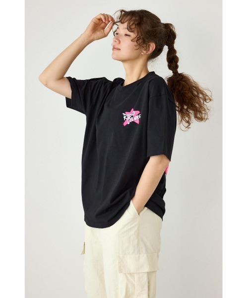 RODEO CROWNS WIDE BOWL(ロデオクラウンズワイドボウル)の「Cool Graffiti Logo Tシャツ(Tシャツ/カットソー・レディース・オフホワイト/ライム/ライトピンク/ブラック・FREE)」の18枚目の写真