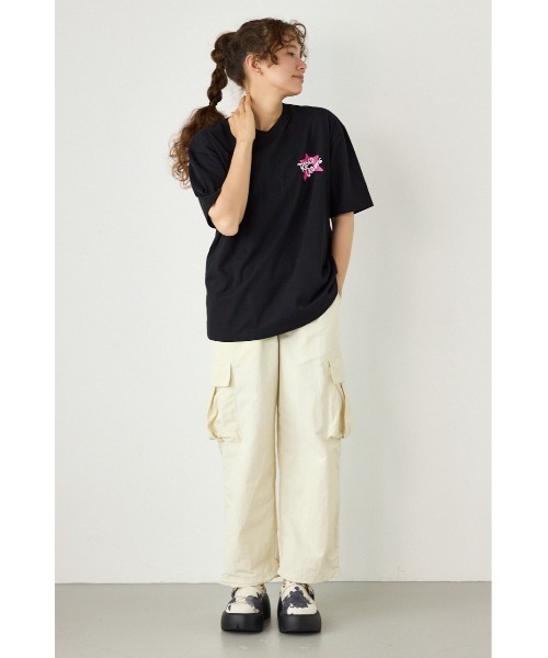 RODEO CROWNS WIDE BOWL(ロデオクラウンズワイドボウル)の「Cool Graffiti Logo Tシャツ(Tシャツ/カットソー・レディース・オフホワイト/ライム/ライトピンク/ブラック・FREE)」の21枚目の写真