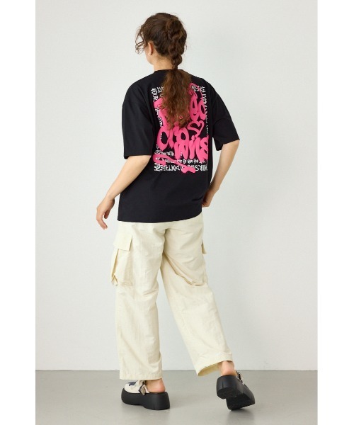 RODEO CROWNS WIDE BOWL(ロデオクラウンズワイドボウル)の「Cool Graffiti Logo Tシャツ(Tシャツ/カットソー・レディース・オフホワイト/ライム/ライトピンク/ブラック・FREE)」の22枚目の写真
