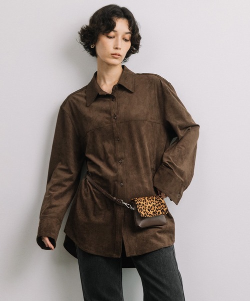 Beau're(ヴュレ)の「BEAURE ハラココンビ ミニショルダーバッグ(ショルダーバッグ・レディース・シルバー/ブラウン/ブラック/アイボリー/アニマル・FREE)」の22枚目の写真