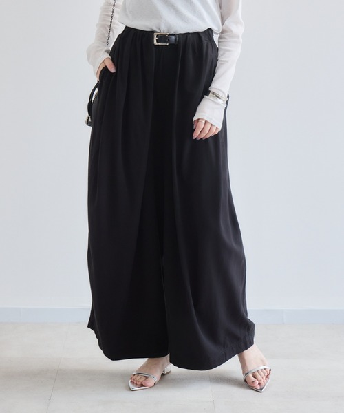 Paradise Picnic(パラダイスピクニック)の「blanco デザインループワイドパンツ(その他パンツ・レディース・ベージュ/ブラック/カーキ・FREE)」の12枚目の写真