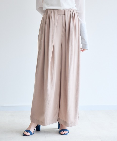 Paradise Picnic(パラダイスピクニック)の「blanco デザインループワイドパンツ(その他パンツ・レディース・ベージュ/ブラック/カーキ・FREE)」の7枚目の写真