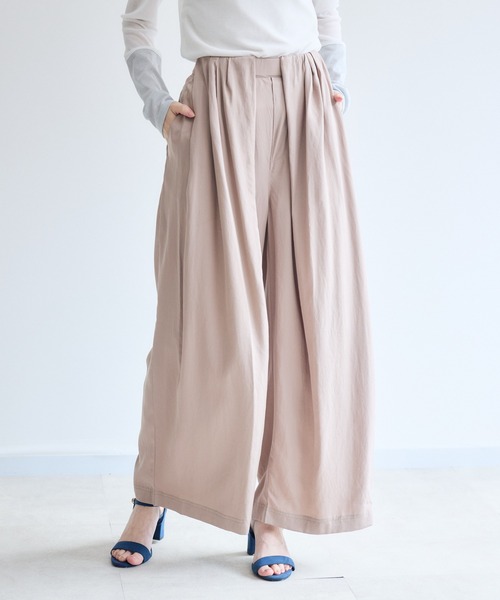 Paradise Picnic(パラダイスピクニック)の「blanco デザインループワイドパンツ(その他パンツ・レディース・ベージュ/ブラック/カーキ・FREE)」の8枚目の写真