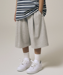 TAKEASY KIDS（テイクイージーキッズ）の「ジャイアントフィットワンタッチメッシュスウェットショーツ（メランジグレー）（その他パンツ）」