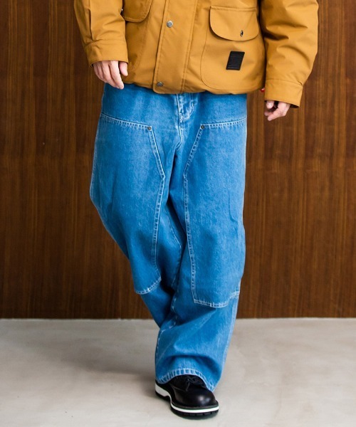 430(フォーサーティ)の「mp15285-DKB DENIM PANTS H-WASH デニムパンツ(26-155)(デニムパンツ・メンズ・インディゴブルー・1/2/3/0)」の19枚目の写真