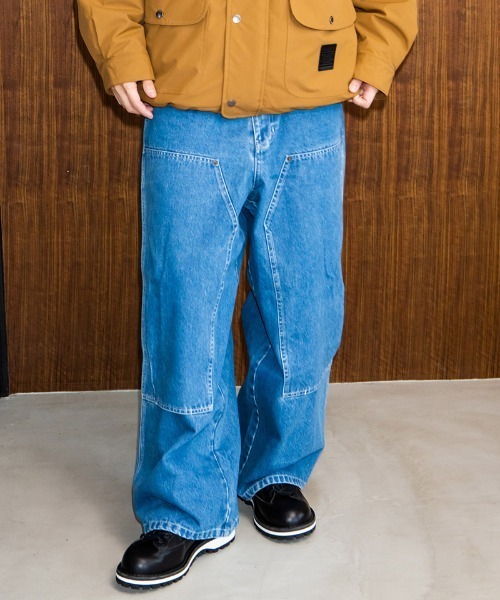 430(フォーサーティ)の「mp15285-DKB DENIM PANTS H-WASH デニムパンツ(26-155)(デニムパンツ・メンズ・インディゴブルー・1/2/3/0)」の20枚目の写真