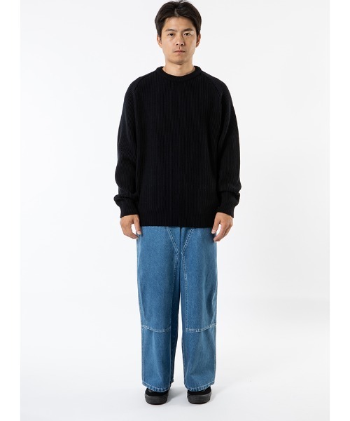 430(フォーサーティ)の「mp15285-DKB DENIM PANTS H-WASH デニムパンツ(26-155)(デニムパンツ・メンズ・インディゴブルー・1/2/3/0)」の8枚目の写真