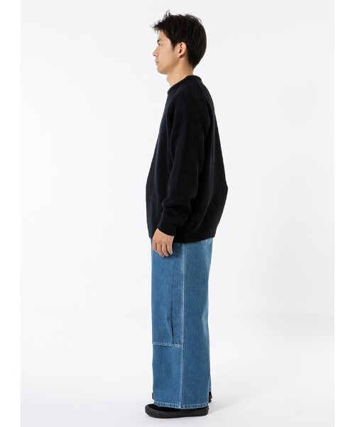 430(フォーサーティ)の「mp15285-DKB DENIM PANTS H-WASH デニムパンツ(26-155)(デニムパンツ・メンズ・インディゴブルー・1/2/3/0)」の9枚目の写真
