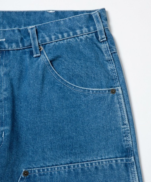 430(フォーサーティ)の「mp15285-DKB DENIM PANTS H-WASH デニムパンツ(26-155)(デニムパンツ・メンズ・インディゴブルー・1/2/3/0)」の3枚目の写真