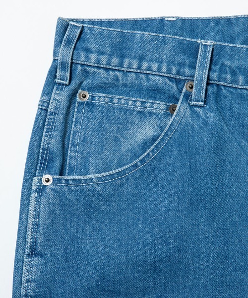 430(フォーサーティ)の「mp15285-DKB DENIM PANTS H-WASH デニムパンツ(26-155)(デニムパンツ・メンズ・インディゴブルー・1/2/3/0)」の4枚目の写真