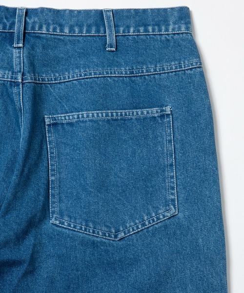 430(フォーサーティ)の「mp15285-DKB DENIM PANTS H-WASH デニムパンツ(26-155)(デニムパンツ・メンズ・インディゴブルー・1/2/3/0)」の6枚目の写真
