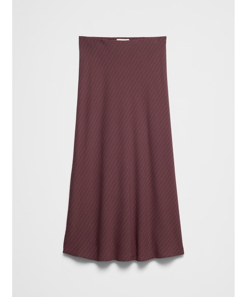 BANANA REPUBLIC FACTORY STORE(バナナリパブリック ファクトリーストア)の「BANANA REPUBLIC FACTORY STORE クレープピンストライププルオンミディスカート(スカート・レディース・ブラウン系その他/ネイビー・S)」の5枚目の写真
