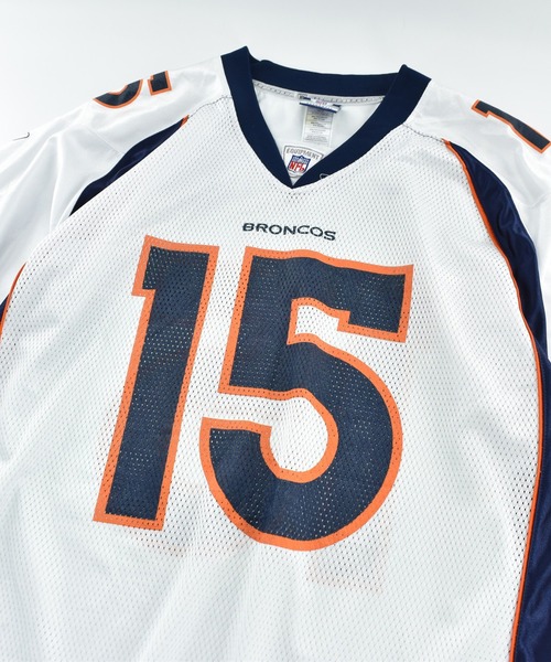 LABORATORY R(ラボラトリーアール)の「【USED】Reebok “NFL Denver Broncos #15” ゲームシャツ(Tシャツ/カットソー・メンズ・ホワイト・LARGE)」の2枚目の写真