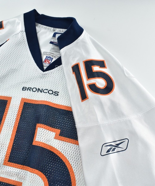 LABORATORY R(ラボラトリーアール)の「【USED】Reebok “NFL Denver Broncos #15” ゲームシャツ(Tシャツ/カットソー・メンズ・ホワイト・LARGE)」の6枚目の写真