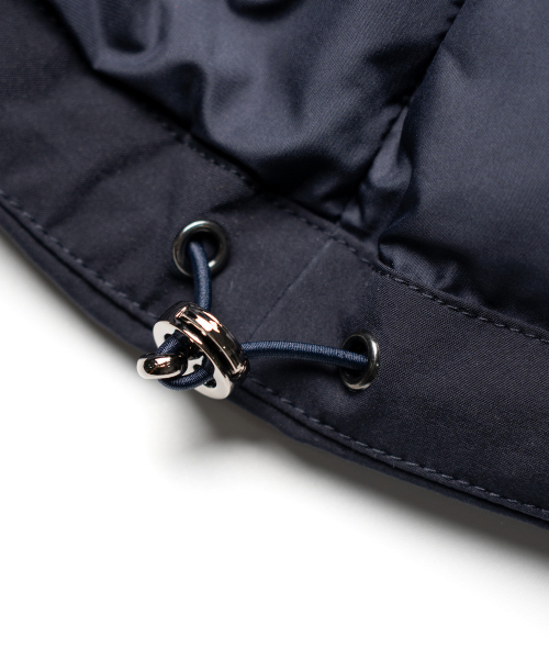 EDINBURGH CLUB（エディンバラクラブ）の「HOODED GOOSE DOWN JUMPER [NAVY]（ダウンジャケット/コート・メンズ・ネイビー・LARGE/MEDIUM/SMALL/X-LARGE）」の8枚目の写真