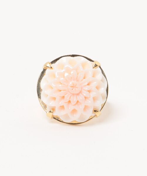 A.en(エイエン )の「【CHAN LUU】BLOOMING RING(リング・レディース・ゴールド系/シルバー×ブラック・7/6)」の2枚目の写真