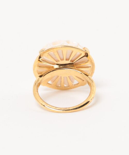 A.en(エイエン )の「【CHAN LUU】BLOOMING RING(リング・レディース・ゴールド系/シルバー×ブラック・7/6)」の3枚目の写真
