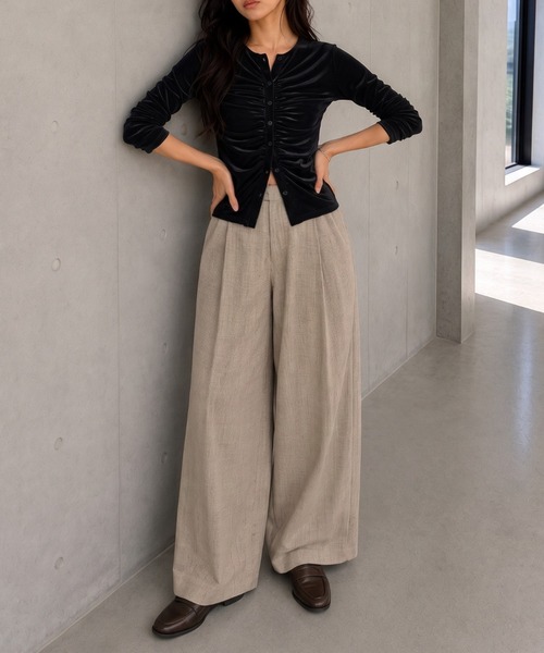モデル身長：160cm 
着用サイズ：F