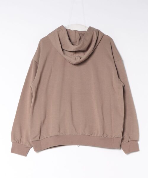 GORGE（ゴージ）の「ビッグロゴ ジップパーカー｜全3色（パーカー・レディース・杢グレー/ネイビー/モカ・F）」の19枚目の写真