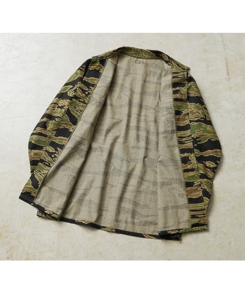 MILITARY(ミリタリー)の「WAIPER.inc 米軍 タイガーストライプカモ ジャケット LATE WAR【WP1197】(ミリタリージャケット・メンズ・タイガーカモ・M/L/XL/XXL)」の12枚目の写真